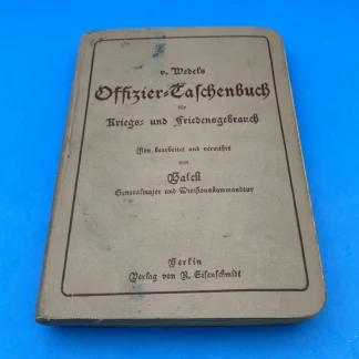 1916 WWI German Officer Handbook 45th Ed. Maps Foldouts Trench Diagrams by Balck
