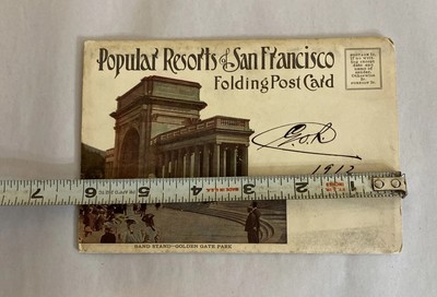 1912 Popular Resorts of San Francisco Postcard Folder Accordion Style VGC Rare - Image 2