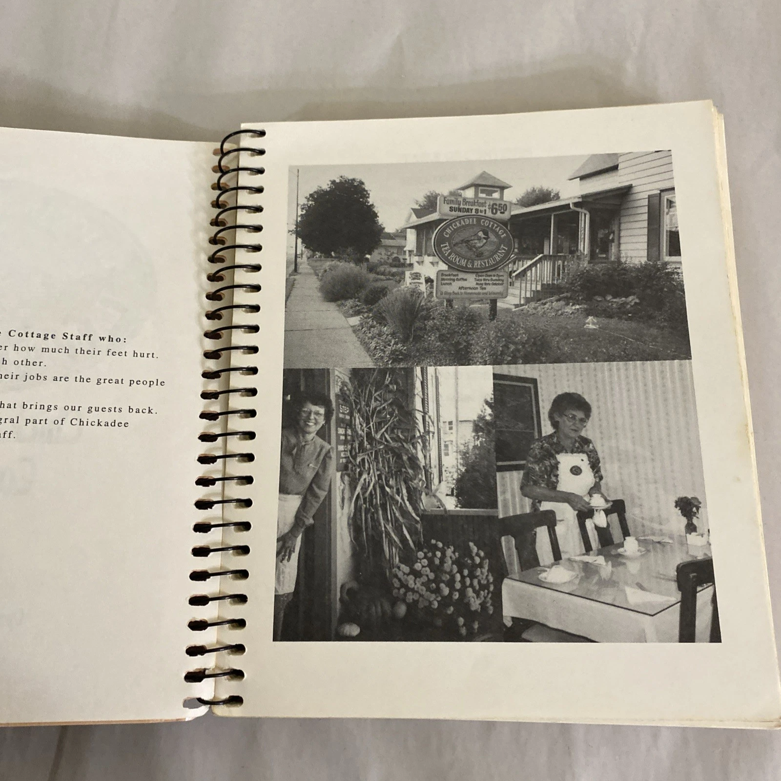 Chickadee Cottage Cookbook I & II Lake City MN Tea Room Spiral Vintage Set 1990s - Image 11