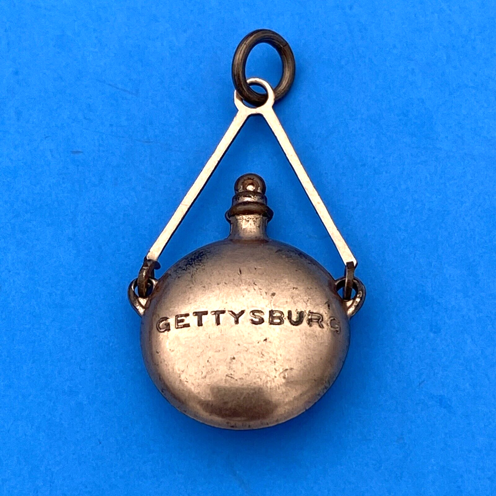 Civil War Gettysburg Reunion U.S. Canteen F.O.B. Gold Filled