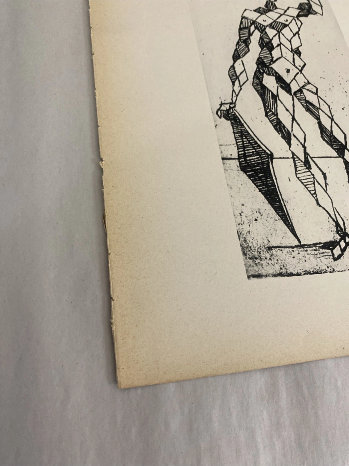 Verve 1939 single leaf: French male studies after David + Bracelli Harlequin art - Image 9
