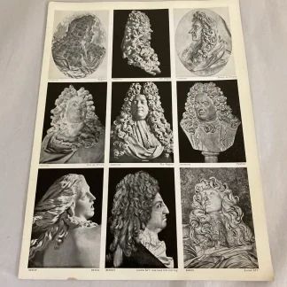 1939 Verve bifolio: Émile Deroy La Mendiante Rousse + Baroque busts and Claudel!