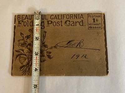 1912 Beautiful California Postcard Folder Accordion Style G.O.H. VGC Rare - Image 2