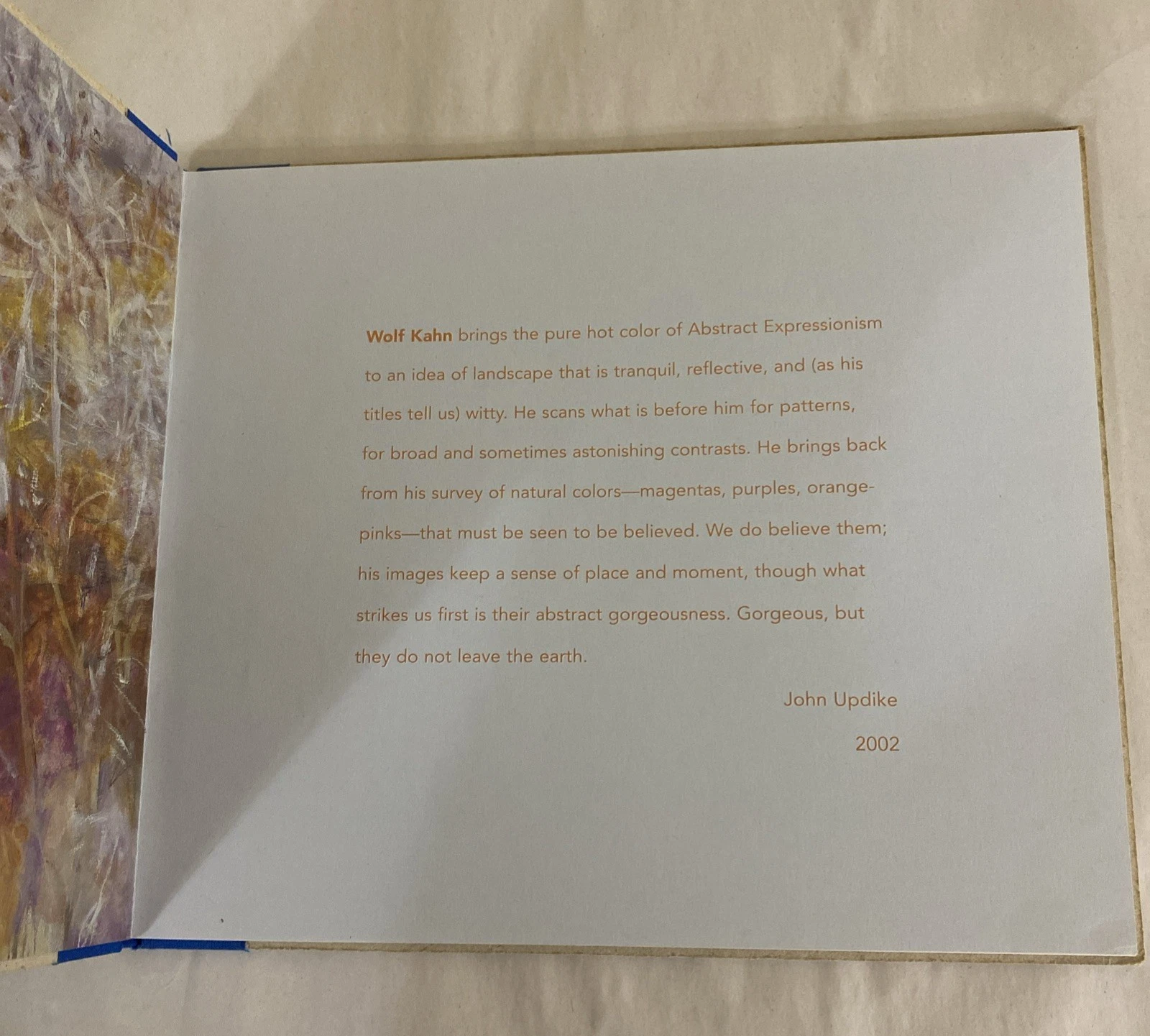 Wolf KAHN / Exhibition catalog Continuity and Change Paintings & Works 1st 2003 - Image 5