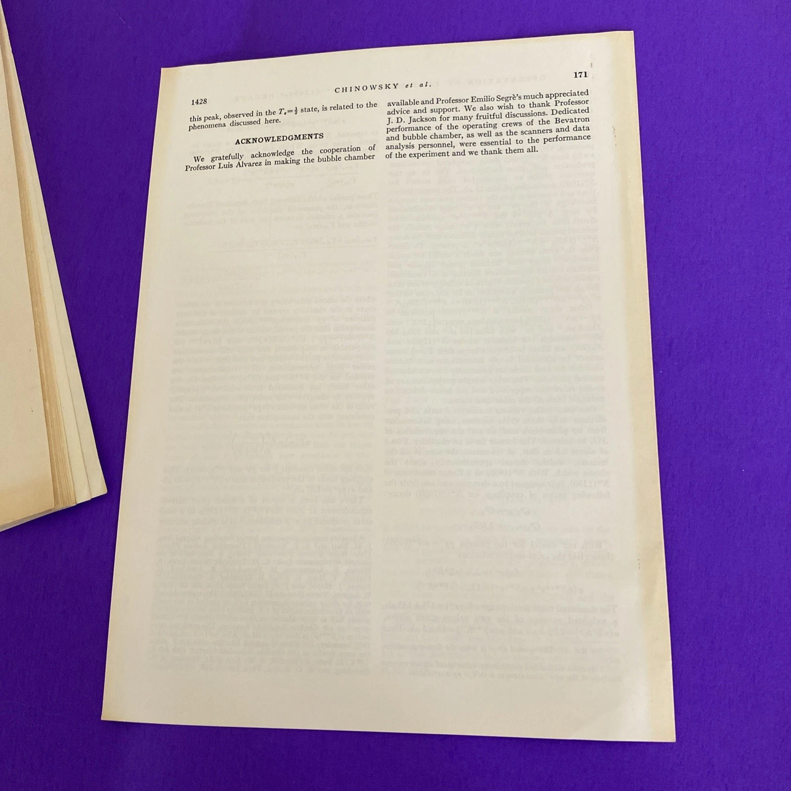1970 Brookhaven High Energy Physics Preprint & 1968 Physical Review Offprint Lot - Image 9