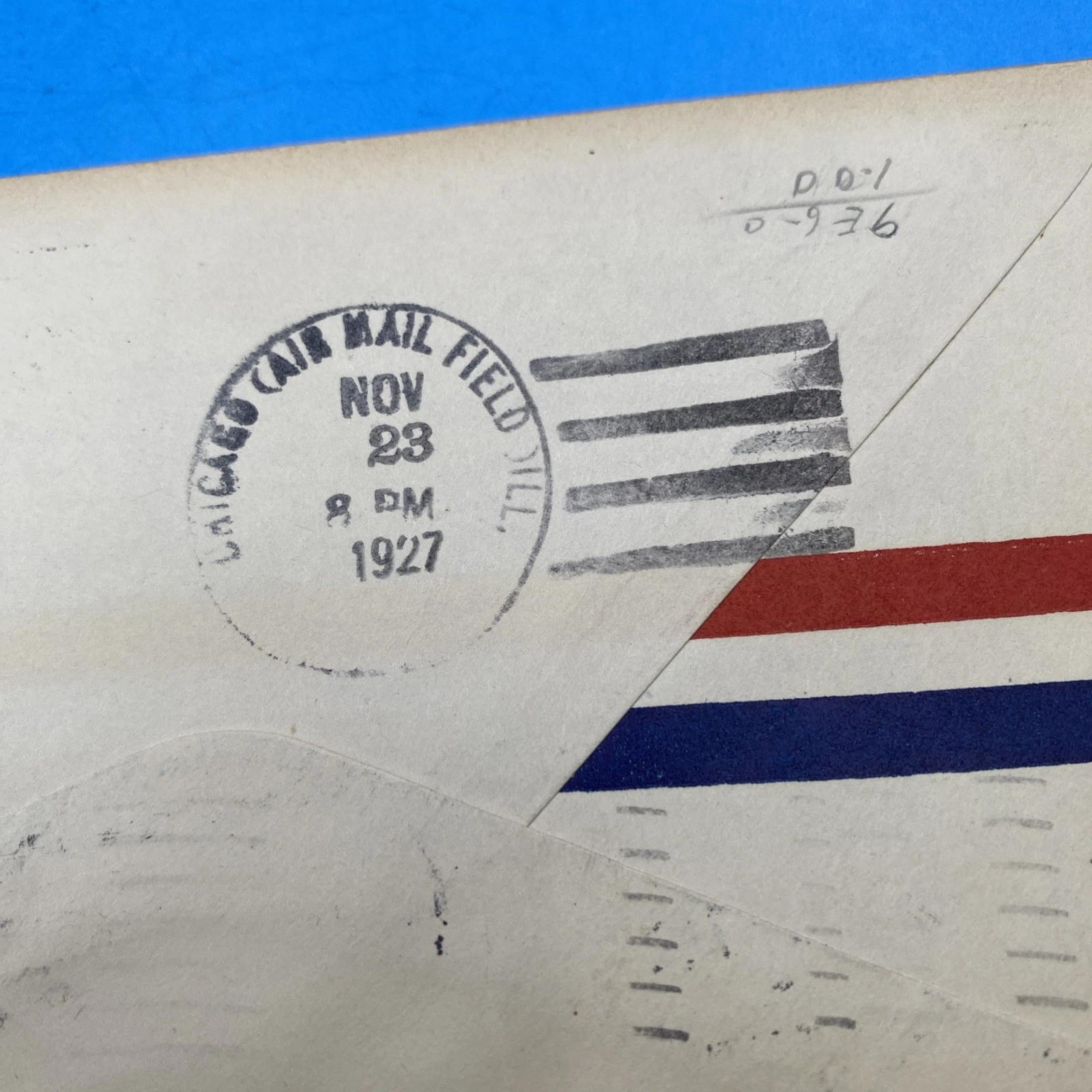1927 First Flight Airmail Cover Madison WI to Chicago CAM-9 Flown Cachet - Image 5