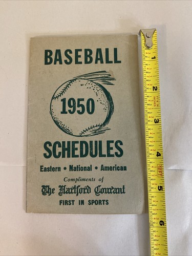 The Hartford Courant 1950 Baseball Schedule - Image 6