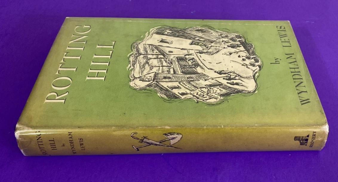Wyndham Lewis Rotting Hill 1952 First American Edition Unclipped DJ - Image 12