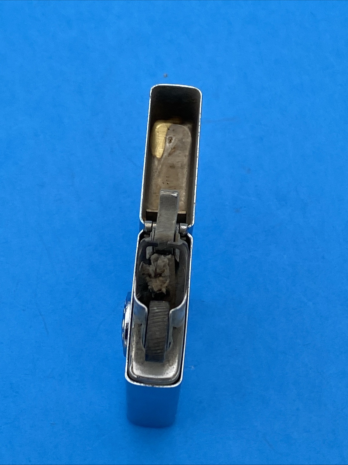 Vintage 1956 Zippo Lighter USS United States Steel (Untested) - Image 7
