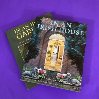 Sybil Connolly Signed Irish House & Garden 2 Book Pair 1986 1988 UK HCs with DJs