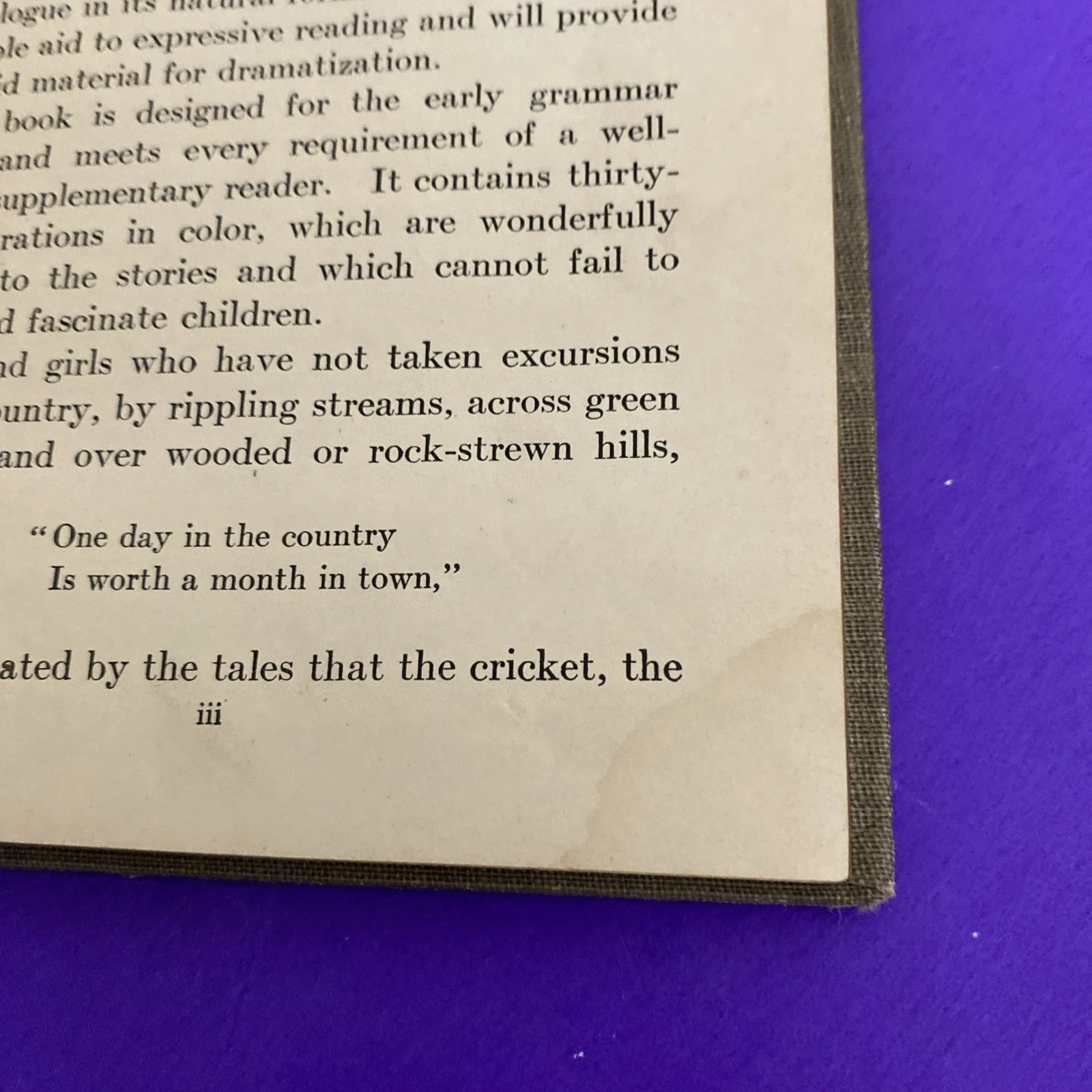 Meadow Folks; 1921 century-old; still Very Good+; Illustrated Children’s Tales - Image 12