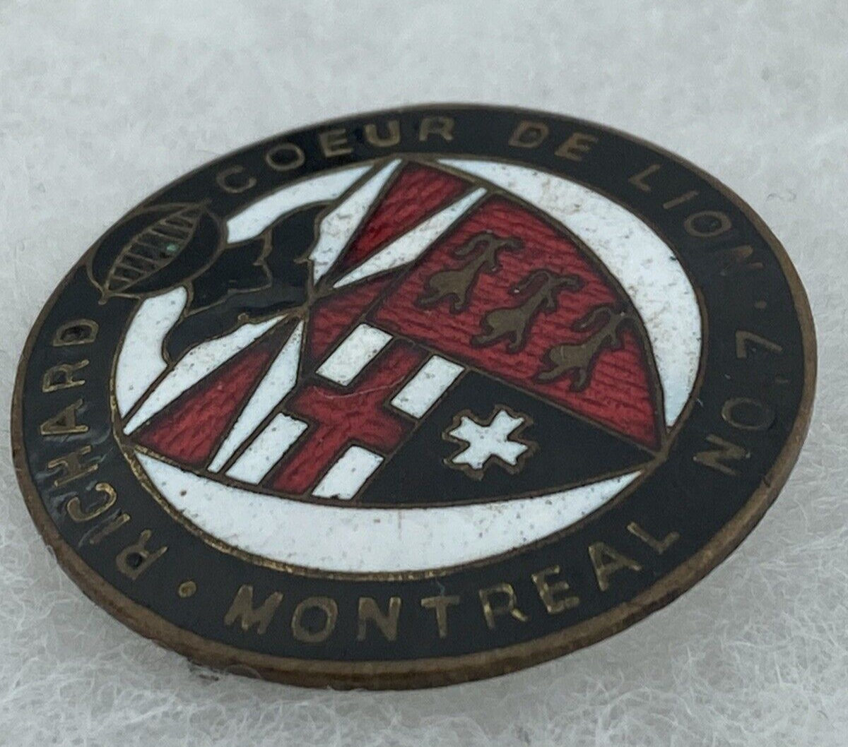 1902 Knights Templar Richard Coeur de Lion Montreal No. 7 Pin – Saratoga Springs - Image 5