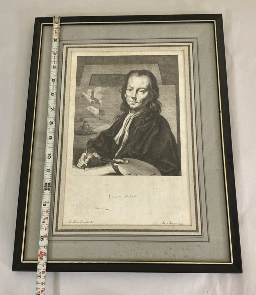 Livio Mehus Portrait Engraving, Campiglia del. / Pazzi sc., Uffizi Series 18th-C - Image 11