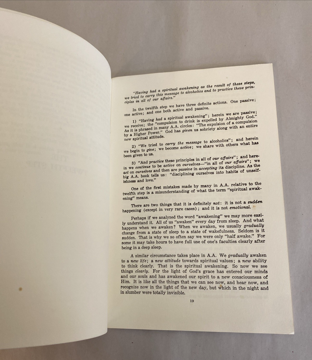The Golden Book of Sponsorship by Father John Doe 1953 AA Classic 4th Print 1975 - Image 8