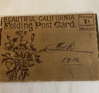 1912 Beautiful California Postcard Folder Accordion Style G.O.H. VGC Rare