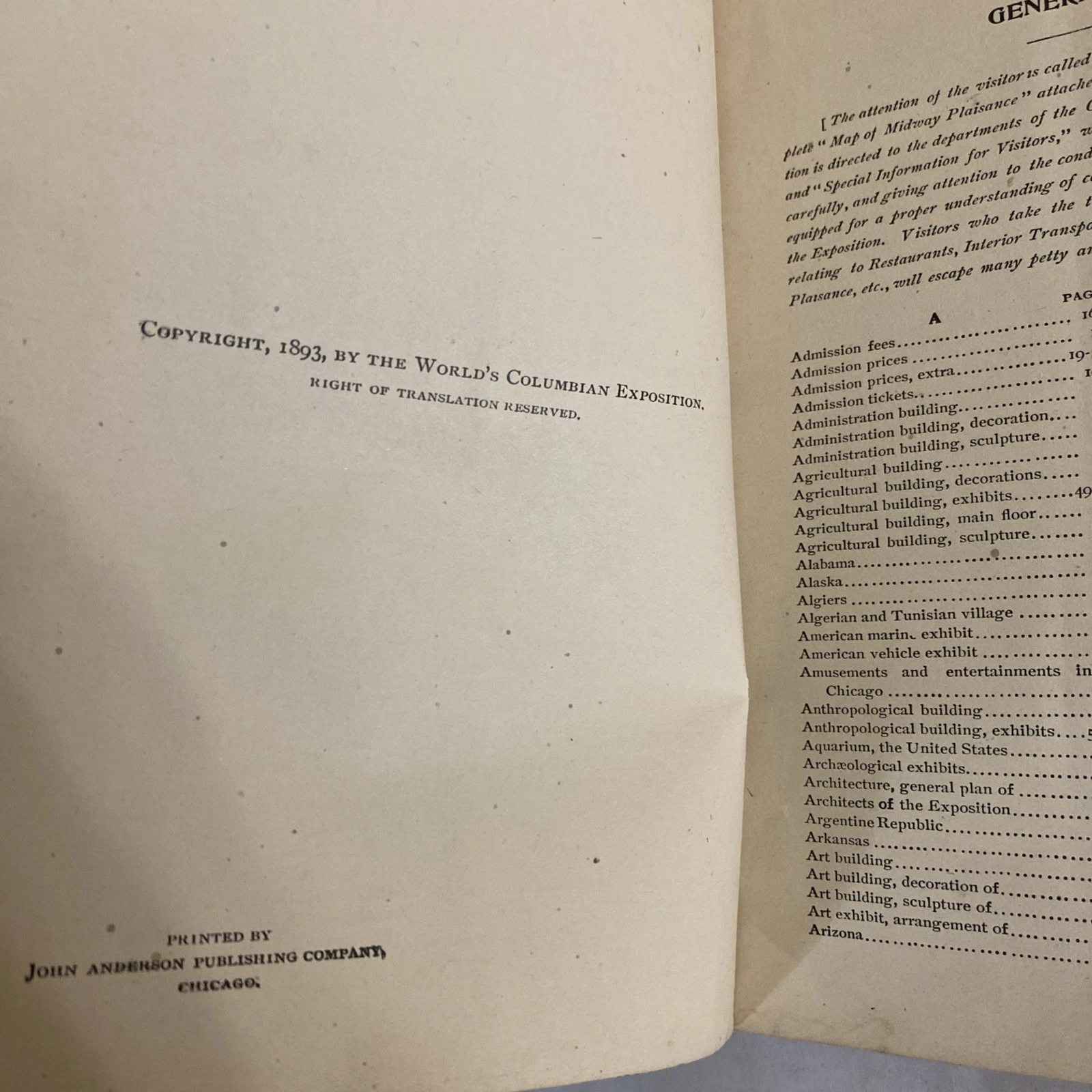 1893 Official Guide World's Columbian Exposition Chicago World's Fair Flinn Hdbk - Image 10