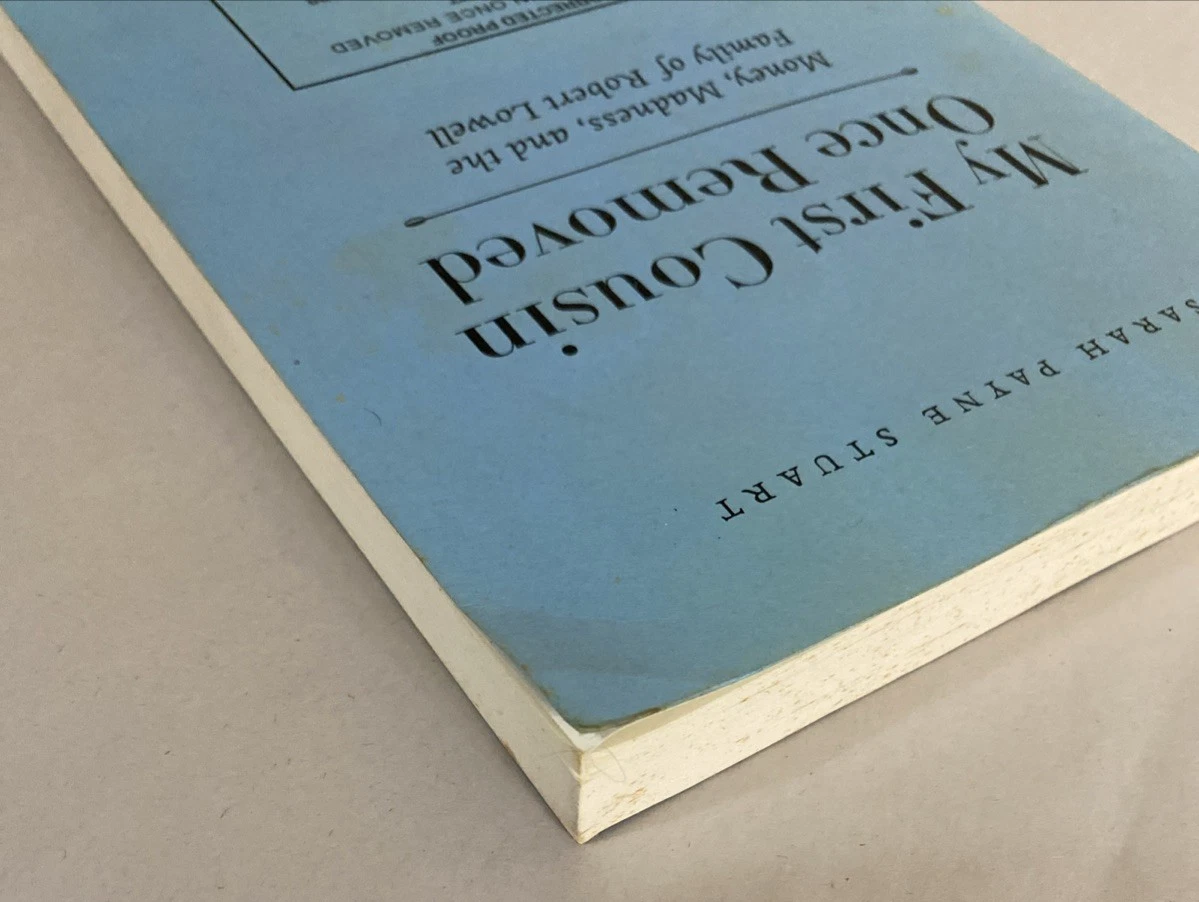 Uncorrected Proof ARC My First Cousin Once Removed Sarah Payne Stuart 1998 1stEd - Image 4