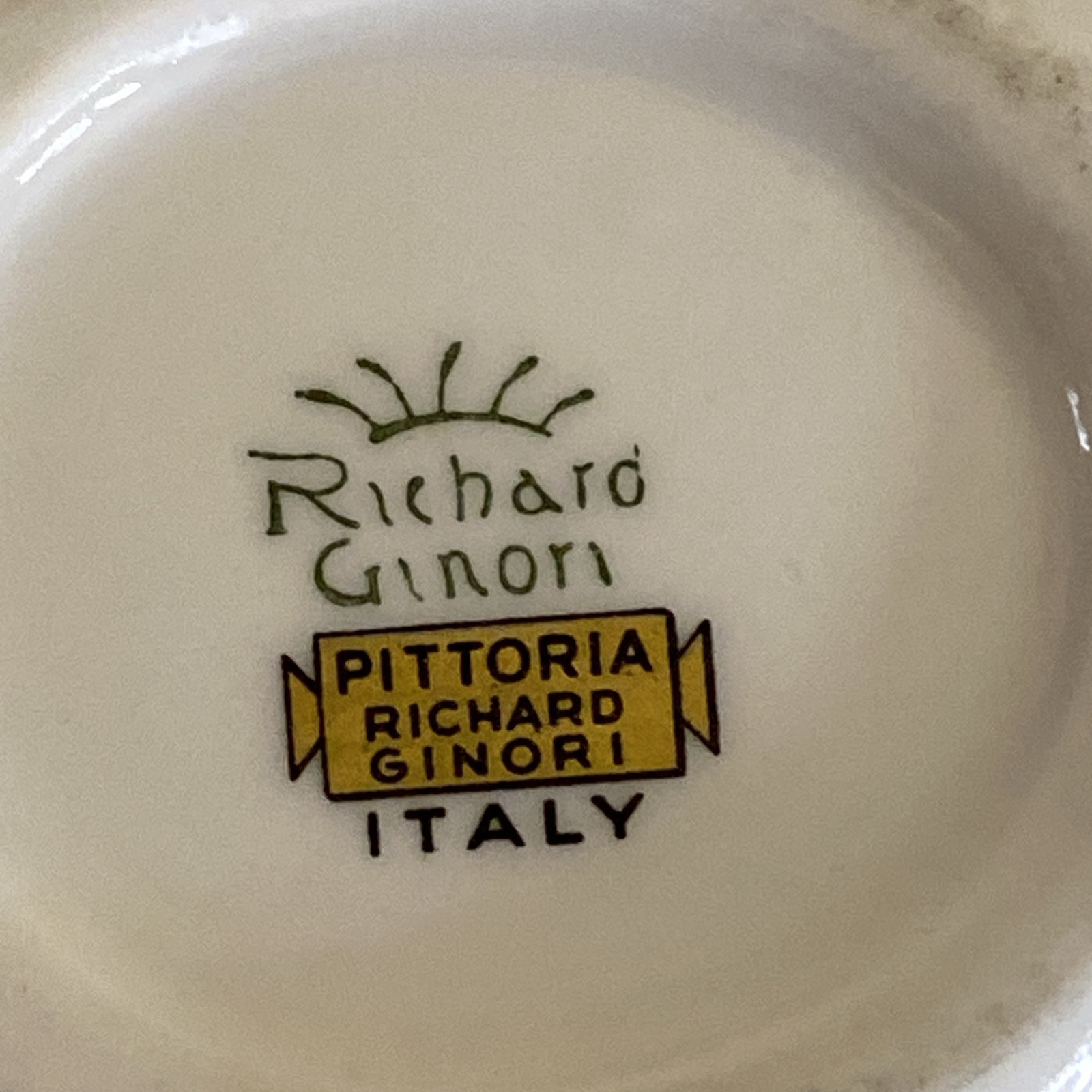 Richard Ginori Fiesole Impero Firenze Shell Shape Spoon Rest - Image 7