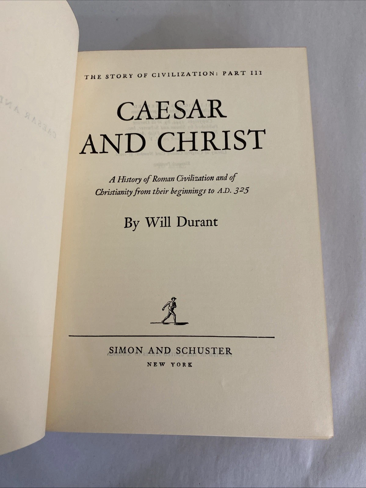 Will Durant Story of Civilization 6 Vol HC Set Red Cloth + 1963 1st Print S&SLot - Image 5