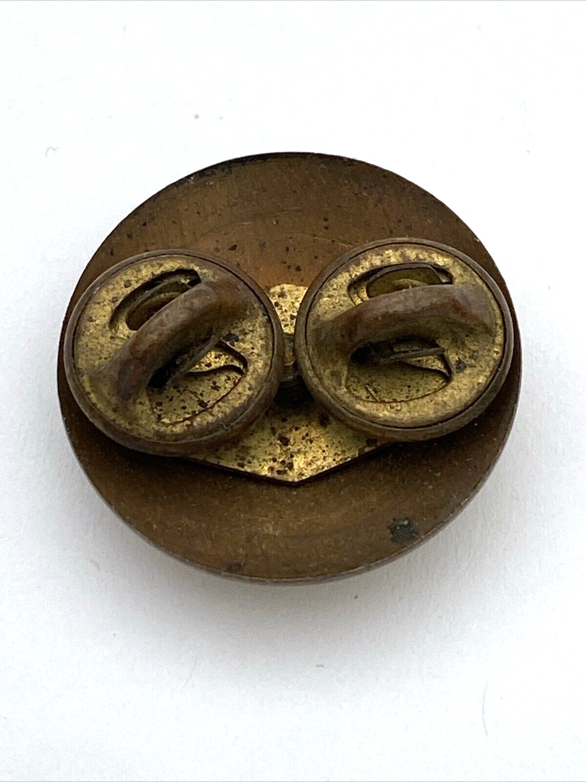 Pair Of US Military Militaria Insignia Brass Lapel Hat Pin Pinback Original - Image 4