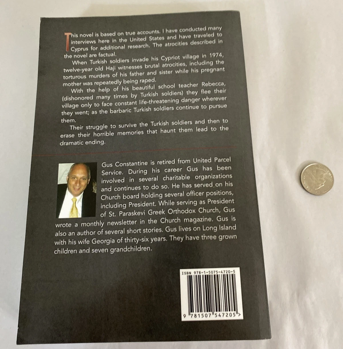 Escaping Cyprus - Paperback By Constantine, Gus - 2016 - SIGNED - Image 5