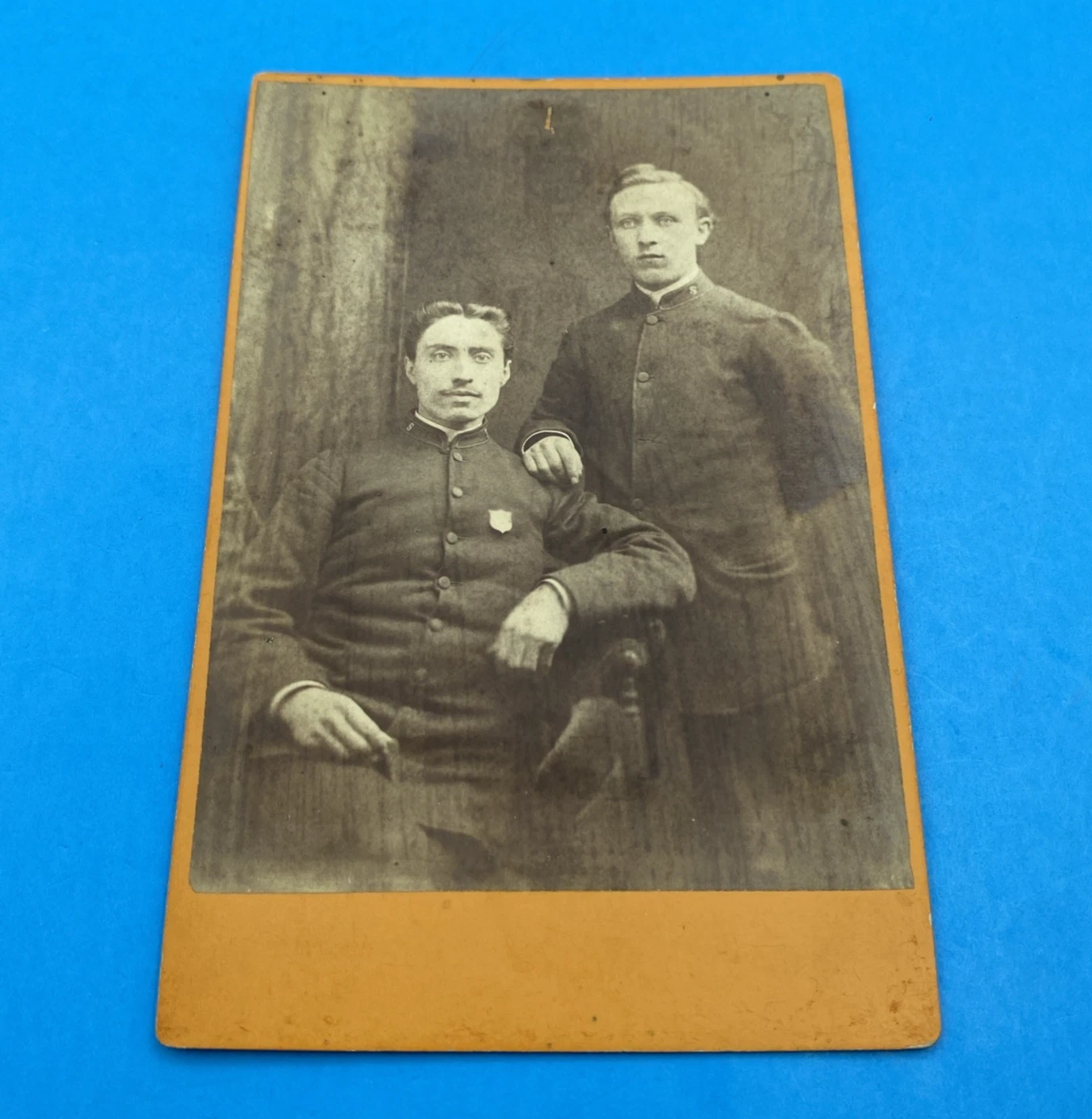 Pair 1890s Newcastle cabinet cards, Gay Interest, Rudd & Ainsclough - Image 2