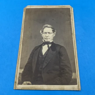 1864 CDV Portrait w/ Photographer Backstamp D.W. Grout & Nov 15 1864