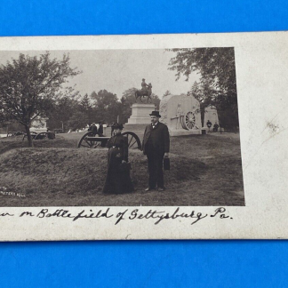 Gettysburg PA Cemetery Hill 1910s RPPC Postcard