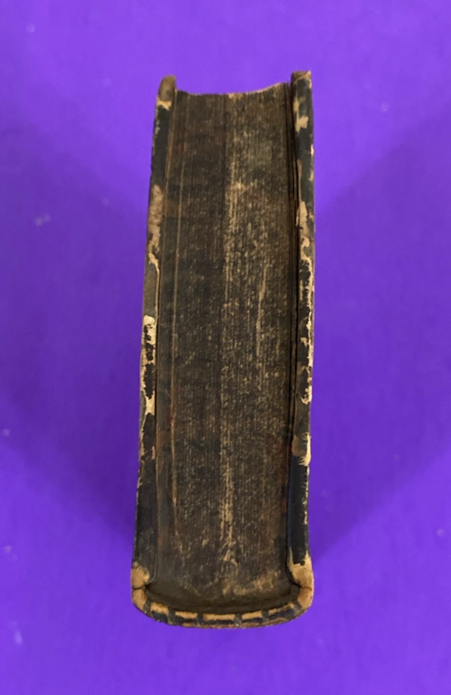 1826 Percy Anecdotes Vol VI Science Literature Banks Nichols Leather Book - Image 2