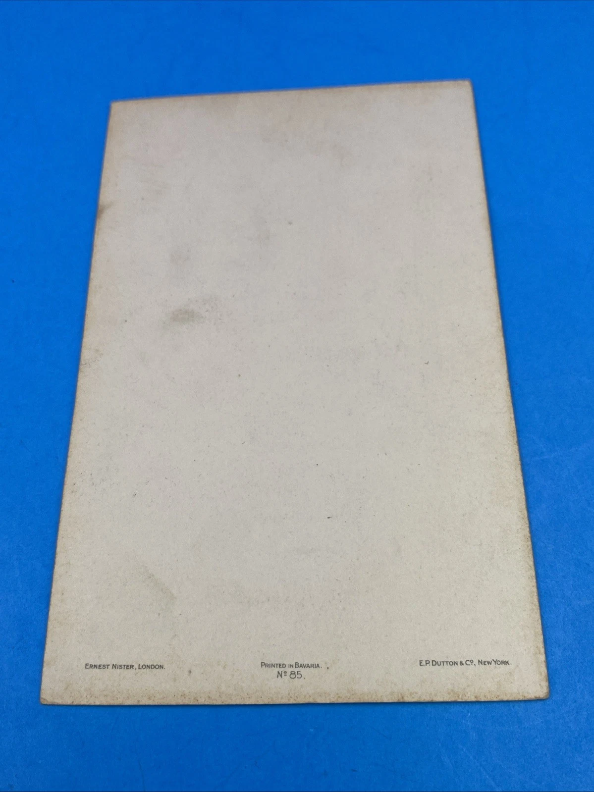 Ernest Nister Gilt Christmas Card No. 85 – “How to Live” – ca. 1895–1905 - Image 2