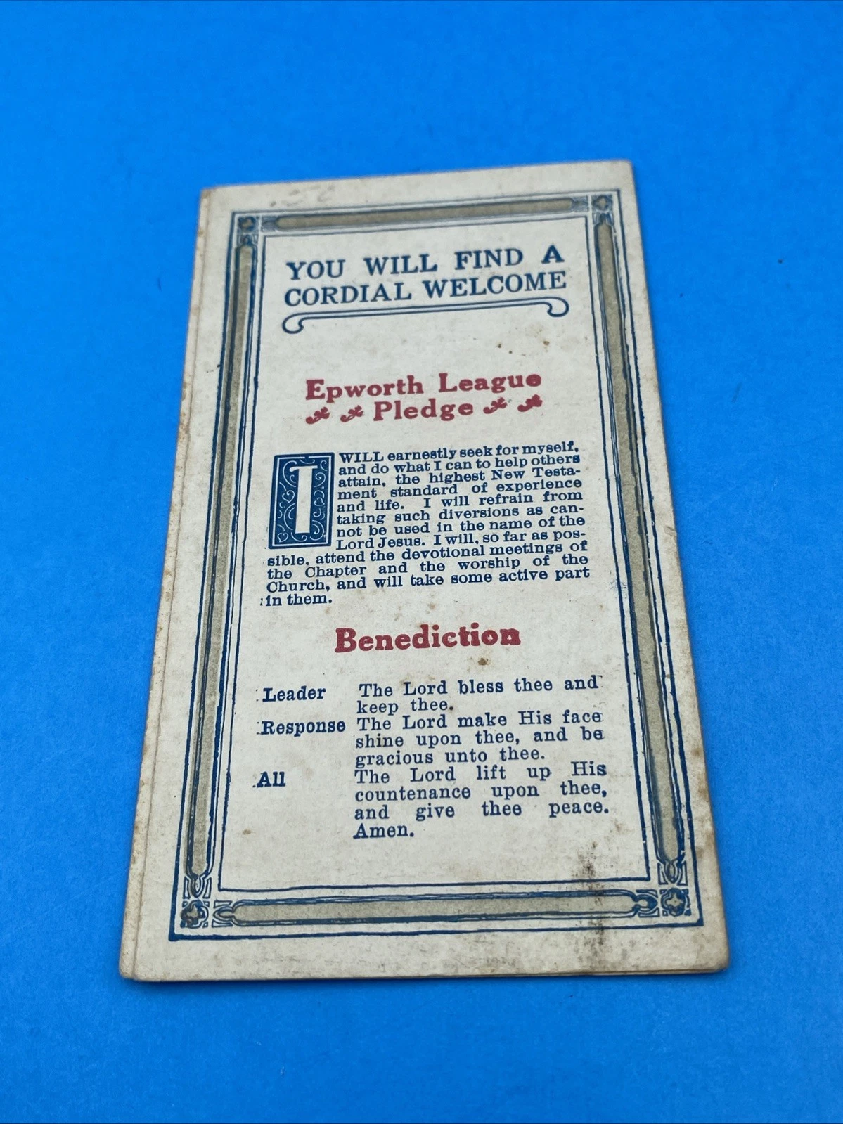 1921 Epworth League Devotional Topics Booklet Rev E W Chitester - Image 4