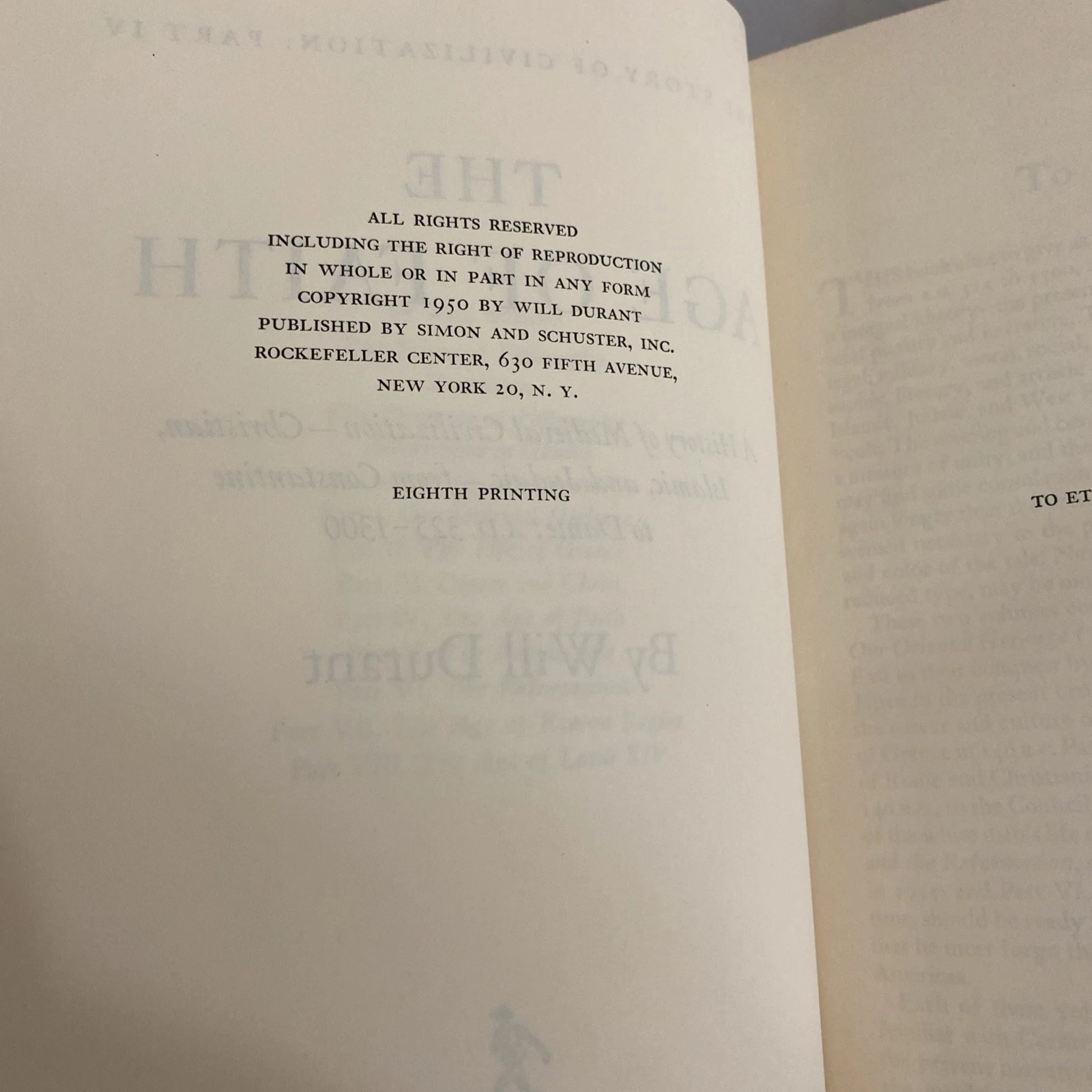 Will Durant Story of Civilization 6 Vol HC Set Red Cloth + 1963 1st Print S&SLot - Image 9
