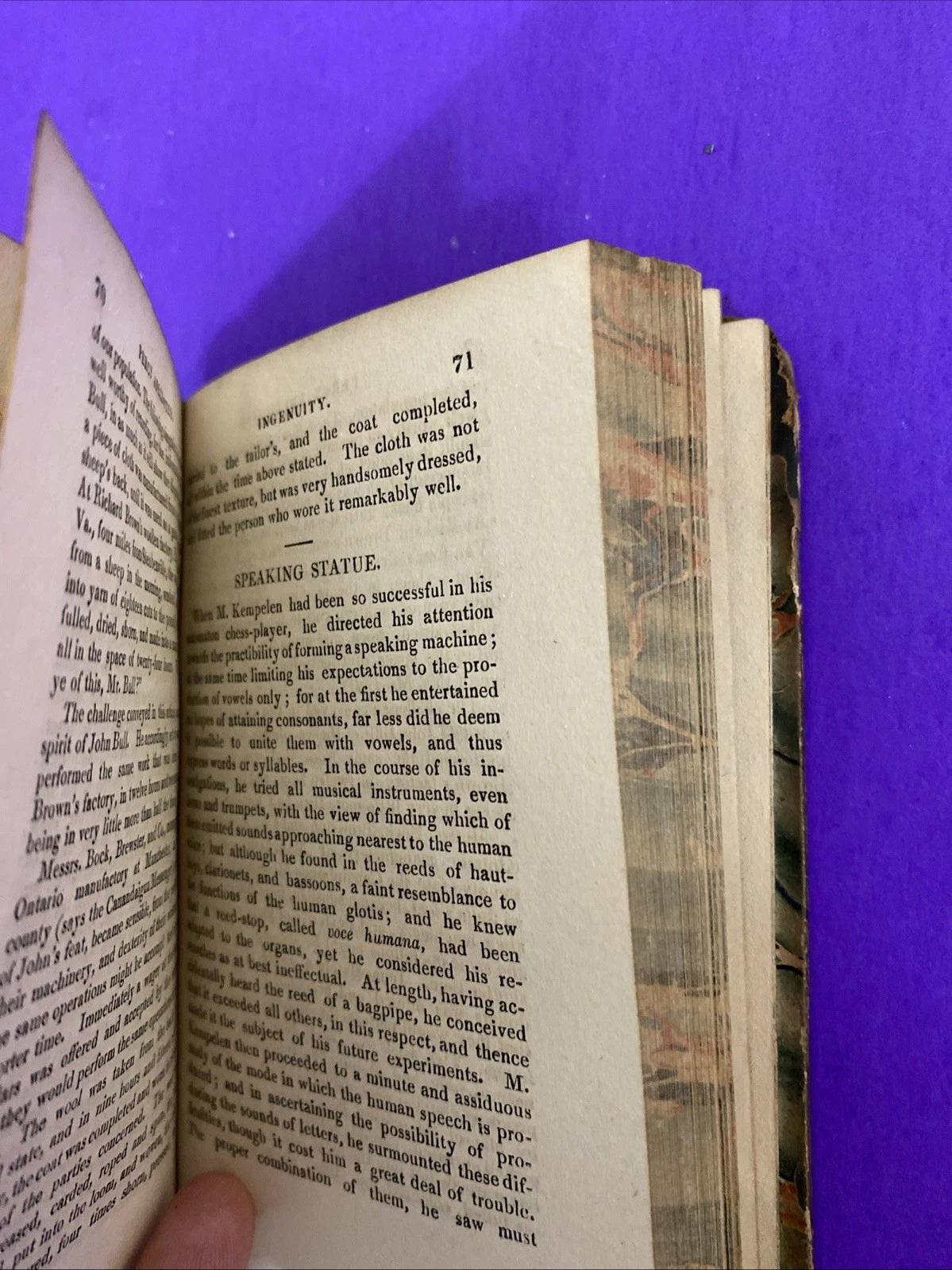 1826 Percy Anecdotes Vol IX Instinct Ingenuity John Rennie Leather Book - Image 11