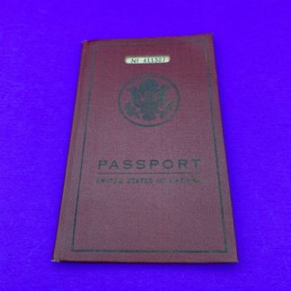 Edward E. Nahon Passport Lot 1927-1936 NY Entrepreneur Vintage Travel Docs