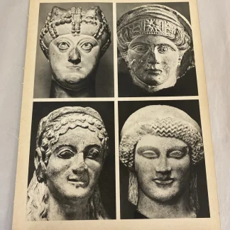 Verve 1939 Portfolio of Sculpture bifolium—Photos Giraudon classical & medieval