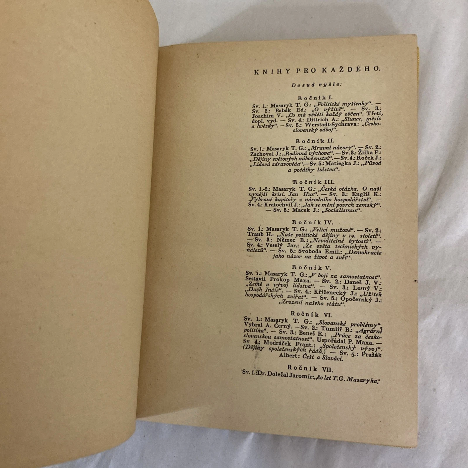 1929 80 Let T.G. Masaryka Jaromir Dolezal Czech Book Masaryk Prague - Image 3
