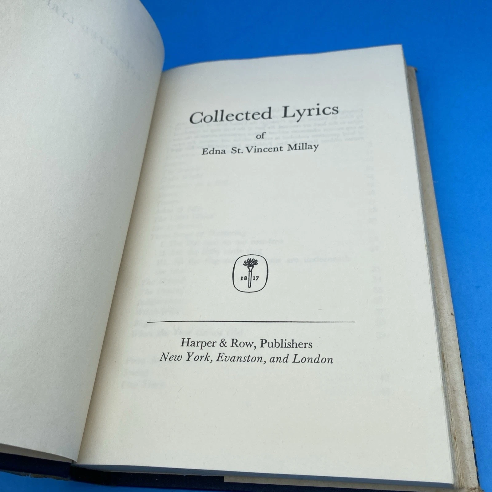 Edna St. Vincent Millay Collected Lyrics Sonnets 2 Vol Book Club Harper Row Set - Image 5
