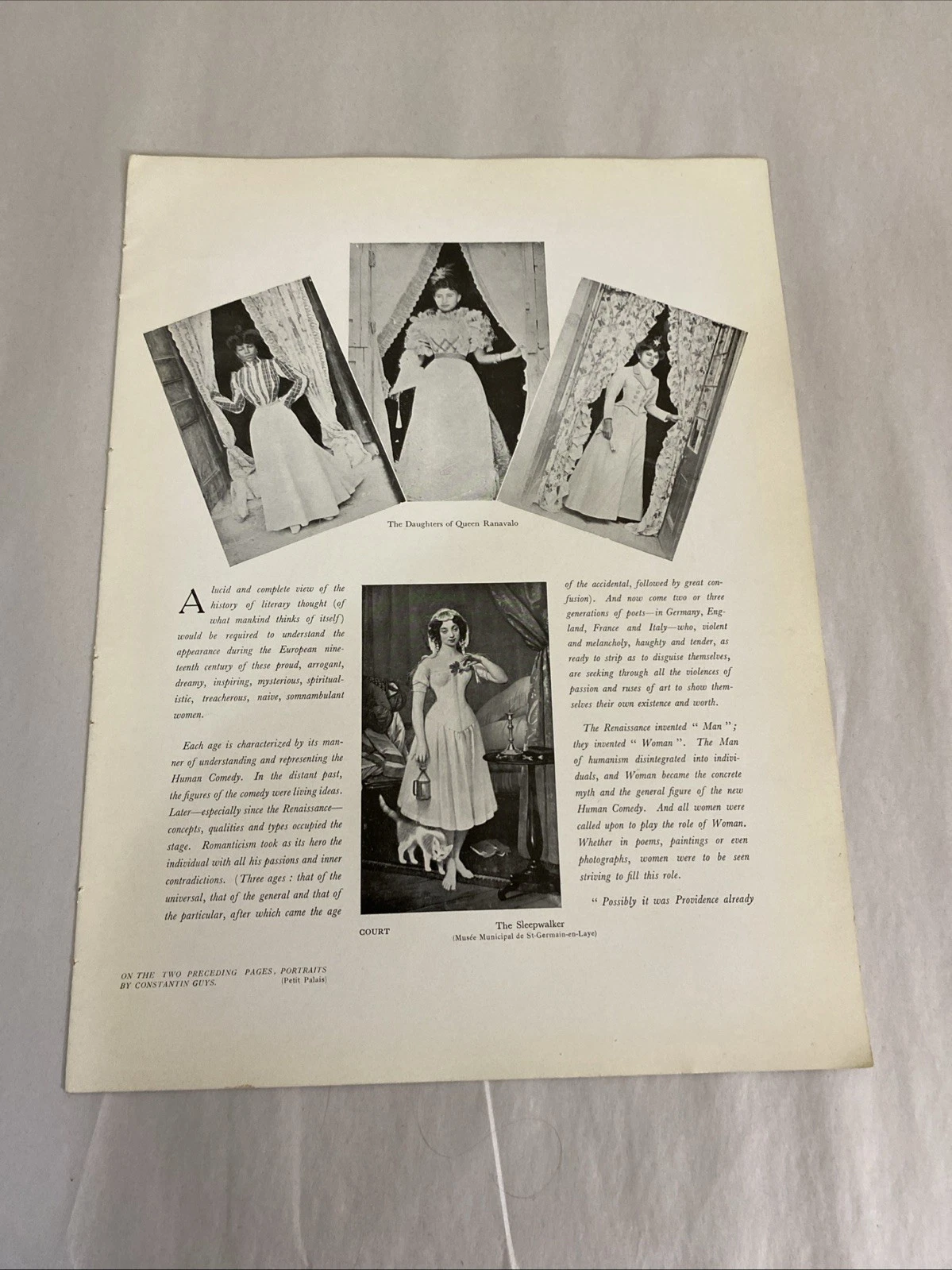 1939 Verve No.5-6 Manet Femme en bleu & Corot L'Atelier color plates bifolio - Image 10