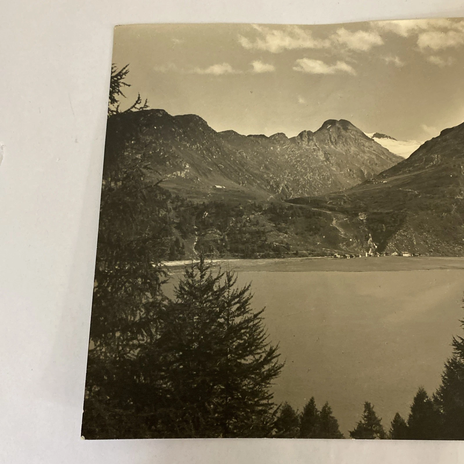 Lago di Montespluga, Splügen Pass—Casa Cantoniera Stuetta, vintage photo c.1930s - Image 2