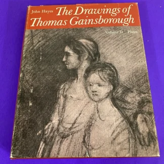 John Hayes Drawings of Thomas Gainsborough Vol II Plates 1971 Yale Art Book w DJ
