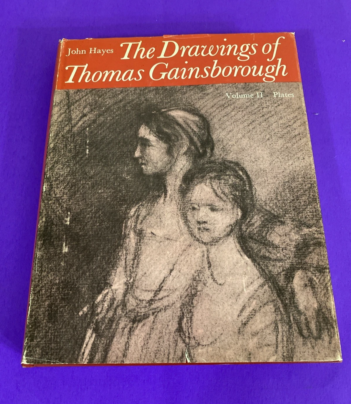 John Hayes Drawings of Thomas Gainsborough Vol II Plates 1971 Yale Art Book w DJ