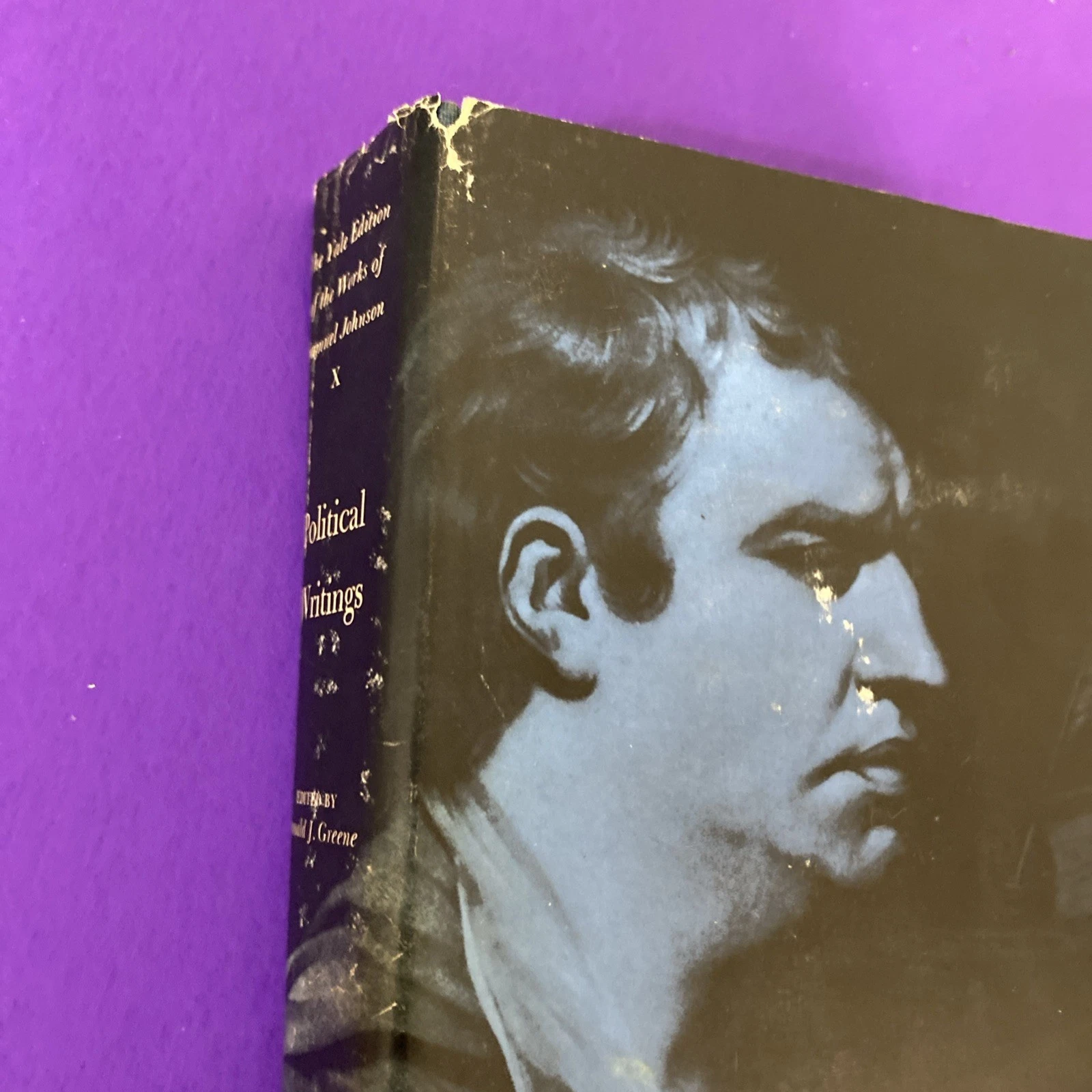 Yale Samuel Johnson Political Writings Vol 10 HC DJ 1977 Private Owner - Image 2