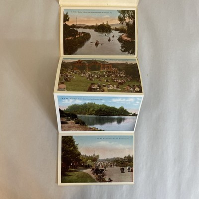 1912 Popular Resorts of San Francisco Postcard Folder Accordion Style VGC Rare - Image 6