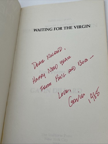 Waiting For The Virgin: New Poems By Gavin Dillard - Inscribed - Image 8