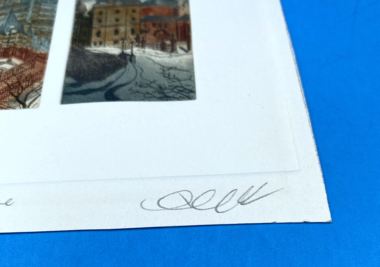 Alain Couture L’Heure Brève Quebec City Miniature Print 34/250 5x7 - Image 4