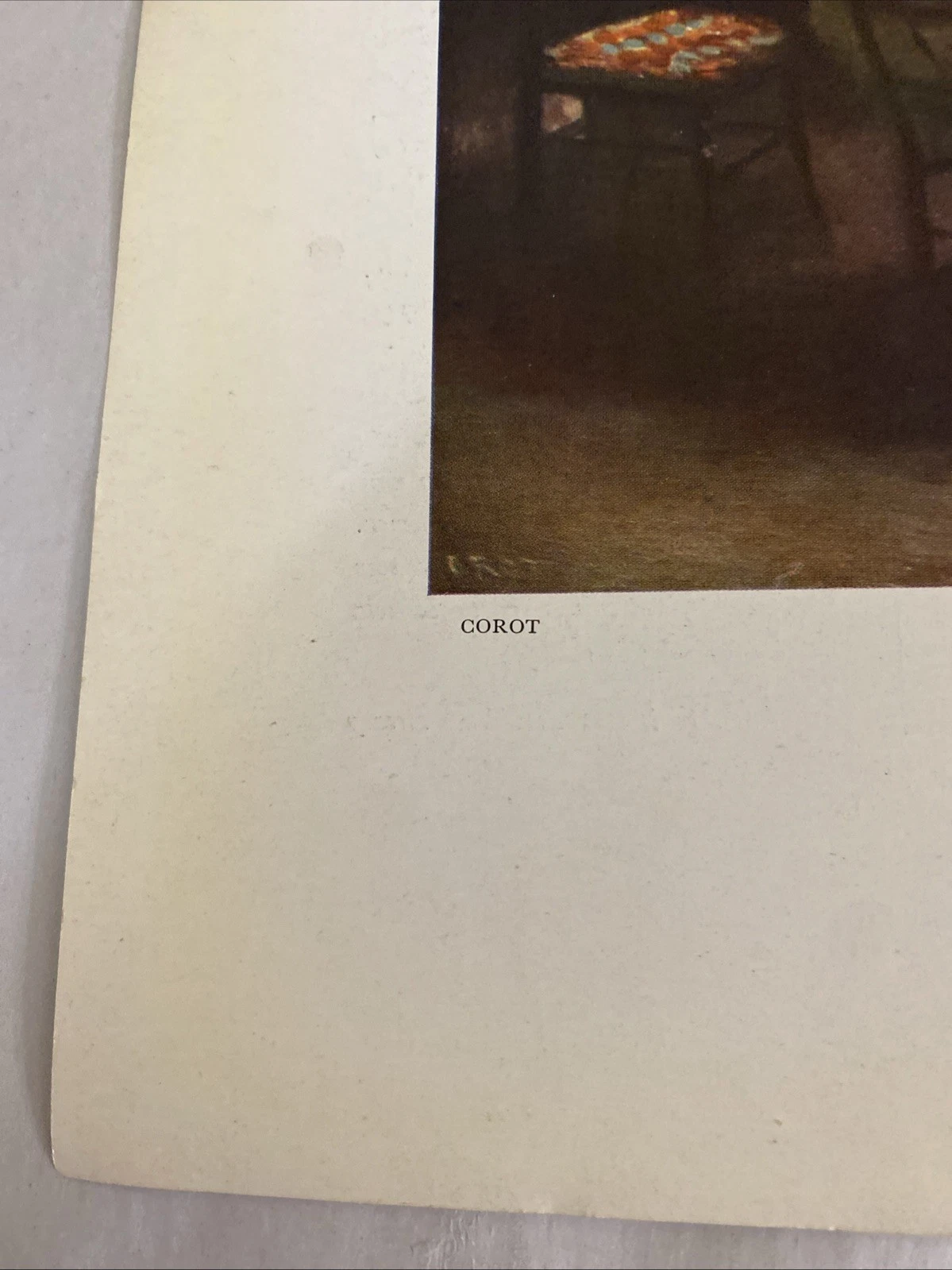 1939 Verve No.5-6 Manet Femme en bleu & Corot L'Atelier color plates bifolio - Image 5