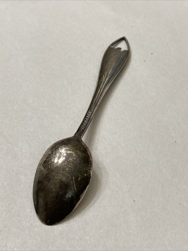 Antique Sterling Silver Juarez Mexico Eagle Souvenir Spoon - Image 5
