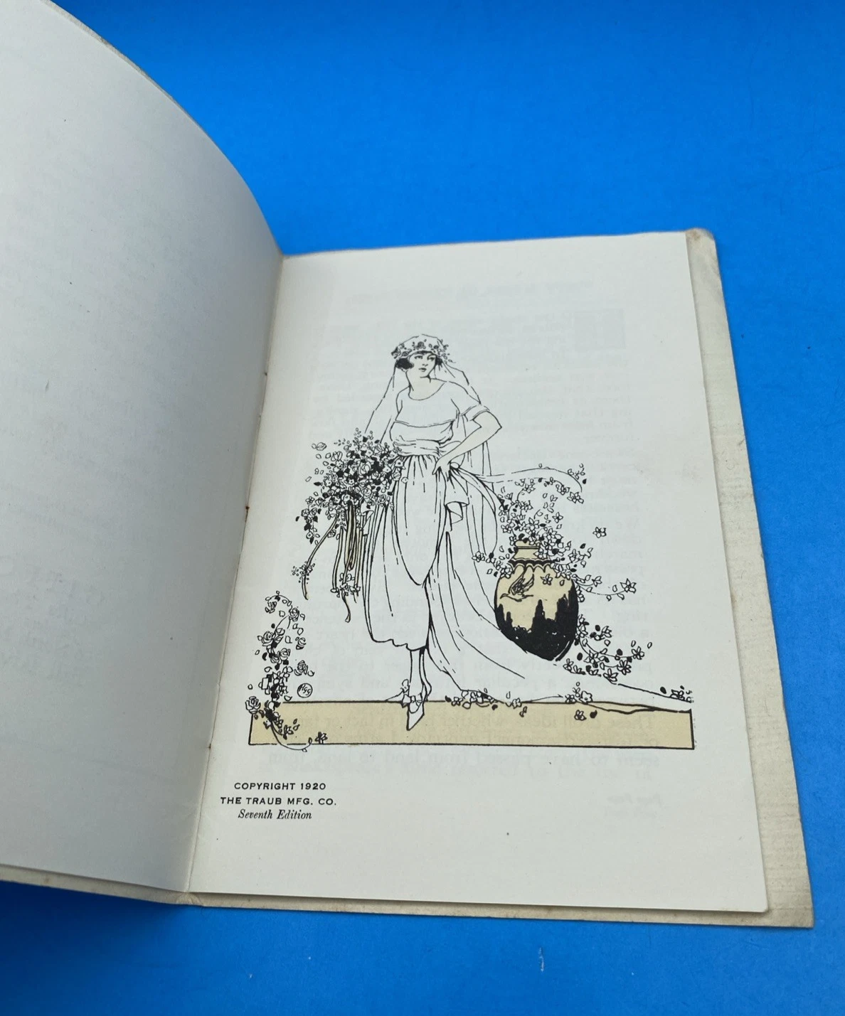 1920 Traub Orange Blossom Wedding Ring Sentiment 7th Ed Booklet Gifford MA - Image 4