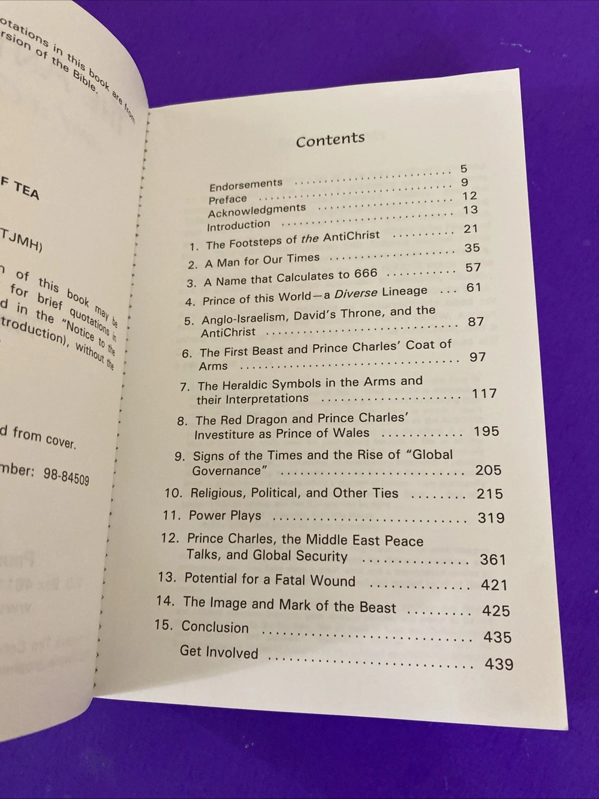 1998 The Antichrist and a Cup of Tea Tim Cohen First Edition Prince Charles Rare - Image 5
