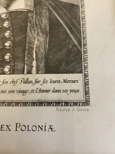 Rare Print of "Henri III, King of France" by Jerome Wierix – Fototyp A. Gotza Ed - Image 2